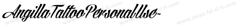 AngillaTattooPersonalUse字体转换