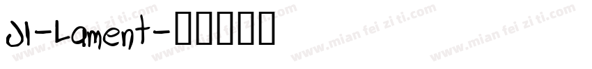 JI-Lament字体转换