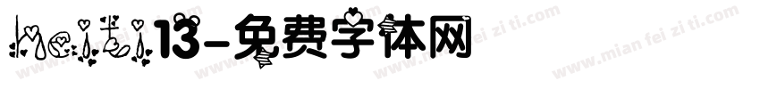 heiti13字体转换