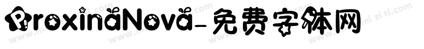 ProxinaNova字体转换