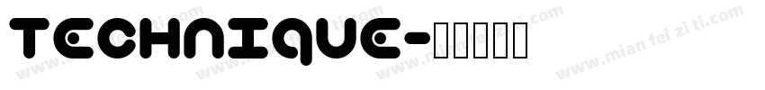 Technique字体转换