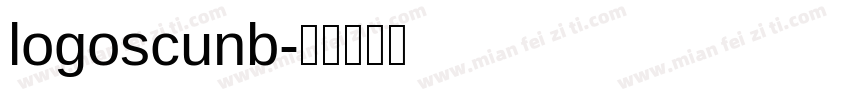 logoscunb字体转换