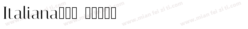 Italiana手机版字体转换