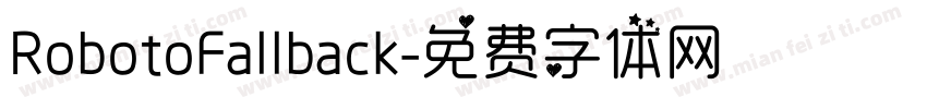 RobotoFallback字体转换