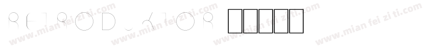 Retroduktor字体转换