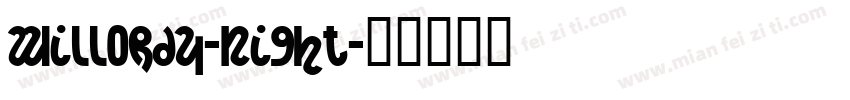 Willordy-Night字体转换