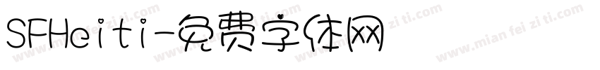 SFHeiti字体转换