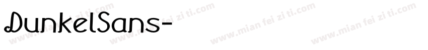DunkelSans字体转换