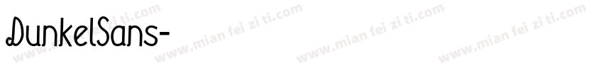 DunkelSans字体转换