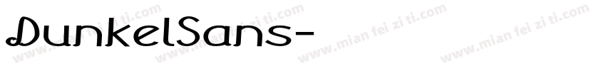 DunkelSans字体转换
