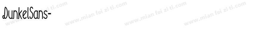 DunkelSans字体转换