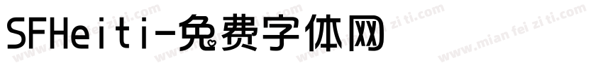 SFHeiti字体转换