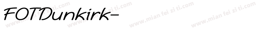 FOTDunkirk字体转换