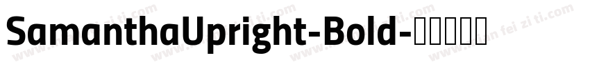 SamanthaUpright-Bold字体转换