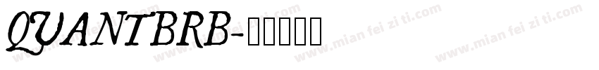 QUANTBRB字体转换