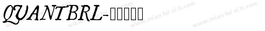QUANTBRL字体转换