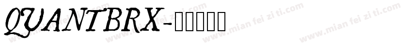 QUANTBRX字体转换