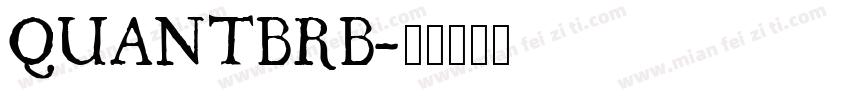 QUANTBRB字体转换