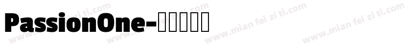 PassionOne字体转换