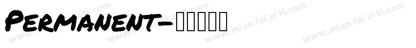 Permanent字体转换