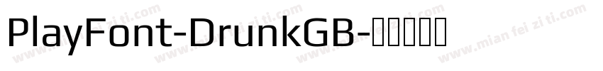 PlayFont-DrunkGB字体转换