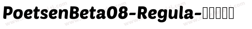 PoetsenBeta08-Regula字体转换