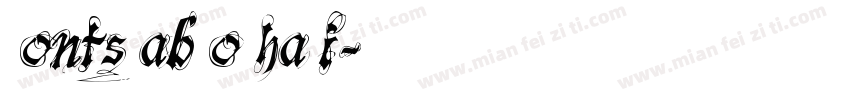 FontsLabMoChaTi字体转换