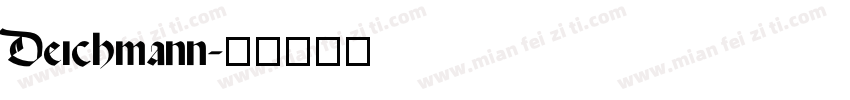 Deichmann字体转换