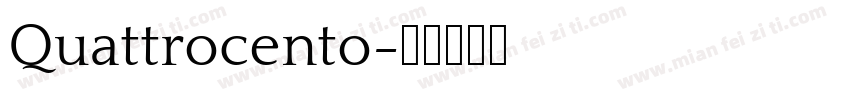 Quattrocento字体转换