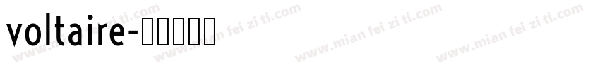 voltaire字体转换