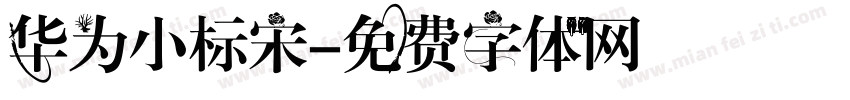 华为小标宋字体转换