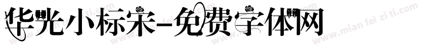 华光小标宋字体转换
