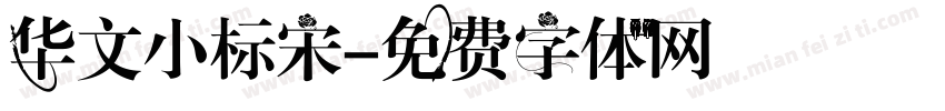 华文小标宋字体转换