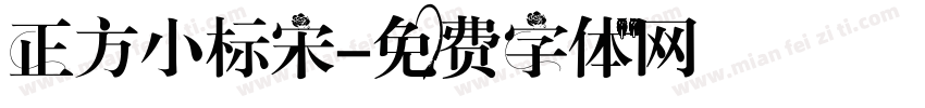 正方小标宋字体转换