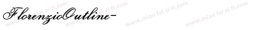 FlorenzioOutline字体转换