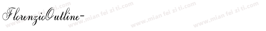 FlorenzioOutline字体转换