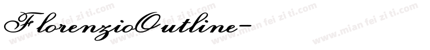 FlorenzioOutline字体转换