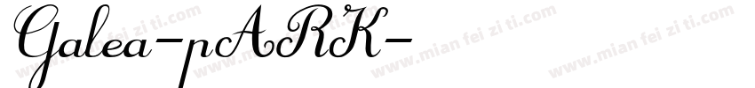 Galea-pARK字体转换