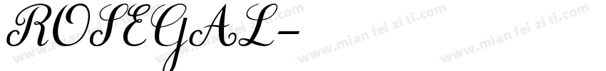 ROSEGAL字体转换