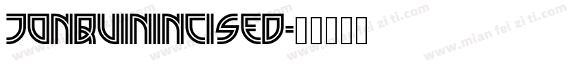 JonquinIncised字体转换