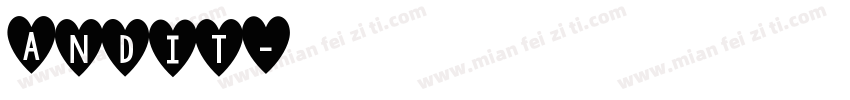 Andit字体转换