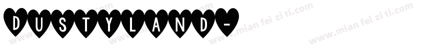 Dustyland字体转换