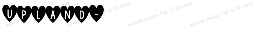 Upland字体转换