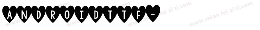androidttf字体转换