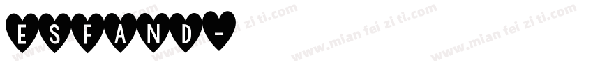 esfand字体转换
