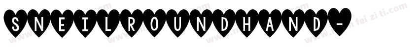 sneilroundhand字体转换