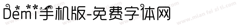 Demi手机版字体转换
