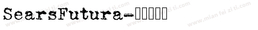 SearsFutura字体转换
