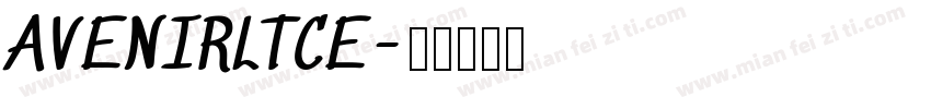 AVENIRLTCE字体转换