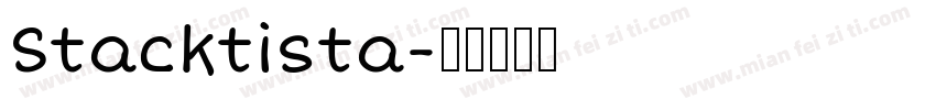 Stacktista字体转换